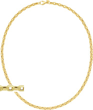 Load image into Gallery viewer, Italian 14k Yellow Gold Thick Oval Link Chain Necklace, 20 Inch
