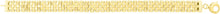 Load image into Gallery viewer, 14k Yellow Gold 9.5mm Brick Watch Band Panther Link Bracelet
