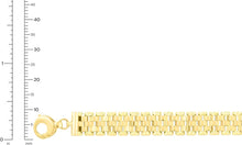 Load image into Gallery viewer, 14k Yellow Gold or White Gold 9.5mm Panther Bracelet
