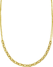 Load image into Gallery viewer, 14k Yellow Gold Rolo Adjustable Chain Friendship Necklace, 16 to 26 Inch
