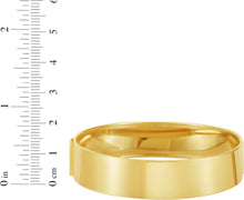 Load image into Gallery viewer, 14k Yellow Gold 14.5mm Solid Shiny High Polish Classic Bangle Bracelet 7 Inch
