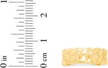 Load image into Gallery viewer, 10k Yellow Gold 7mm Cuban Link Ring, Sizes 4 - 13
