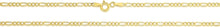 Load image into Gallery viewer, 14k Yellow Gold or White Gold 2.5mm Solid Figaro Chain Necklace
