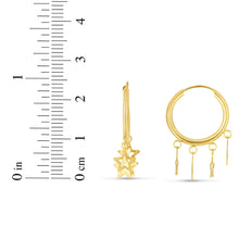 Load image into Gallery viewer, 14k Yellow Gold 23.5mm Endless Huggie Hoop Earrings
