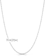 Load image into Gallery viewer, 14k White Gold Singapore Link Chain Necklace
