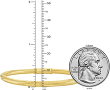 Load image into Gallery viewer, 14k Yellow Gold 3.4mm, 5.4mm or 8.8mm Stretch Mesh Slip-on Bracelet, 7 Inch
