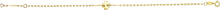Load image into Gallery viewer, 14k Yellow Gold 7mm Mini Clover Charm Link Bracelet, Adjustable 6.25" - 7 Inch
