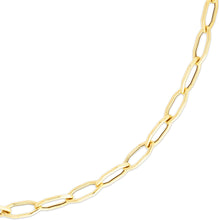 Load image into Gallery viewer, 14k Yellow Gold 5mm Hexagon Paperclip Link Bracelet, 7.25 Inch
