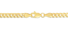 Load image into Gallery viewer, 10k Yellow Gold 4mm Solid Miami Cuban Chain Link Necklace

