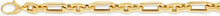 Load image into Gallery viewer, 14k Yellow Gold 9.3mm Lite Paperclip Figaro with Oval Link Chain Necklace 18 Inch
