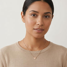 Load image into Gallery viewer, Floreo 14k Yellow Gold or White Gold or Rose Gold 8.4mm Mini Heart Pendant Necklace
