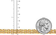 Load image into Gallery viewer, 14k Yellow Gold 7.2mm Byzantine Link Bracelet, 7.25 Inch or 8 Inch
