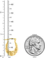 Load image into Gallery viewer, 10k Yellow Gold XOXO X &amp; O Hugs and Kisses Love Earrings, XXLarge, Extra Large, Large, Medium, Small or Extra Small
