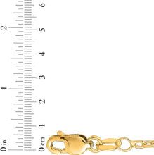 Load image into Gallery viewer, 14k Yellow Gold or White Gold 3.7mm Diamond Cut Cable Chain Necklace
