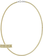Load image into Gallery viewer, Italian 14k Gold Over 925 Silver 3mm Sparkle Snake Chain Necklace, 16 Inch, 18" or 20"
