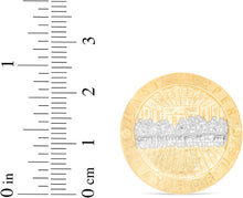 Load image into Gallery viewer, 10k Yellow Gold 24mm Last Supper Pray For Us Catholic Saint Religious Medallion Men&#39;s Ring, Sizes 5-13.5
