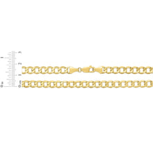 Load image into Gallery viewer, 14k Yellow Gold 6.2mm Lite Curb Chain Bracelet
