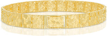 Load image into Gallery viewer, 10k Yellow Gold Solid Nugget Bracelet
