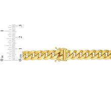Load image into Gallery viewer, 10k Yellow Gold 8.2mm Solid Miami Cuban Chain Link Necklace
