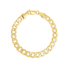Load image into Gallery viewer, 10k Yellow Gold 7mm Solid Curb Cuban Bracelet and Anklet
