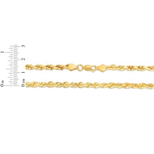 Load image into Gallery viewer, 14k Yellow Gold 5mm Solid Rope Chain Bracelet
