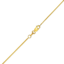 Load image into Gallery viewer, 14k Yellow Gold or White Gold 0.9mm Foxtail Chain Necklace
