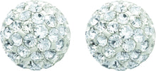 Load image into Gallery viewer, 14k Yellow Gold 8mm Crystal Drop Earring Earrings
