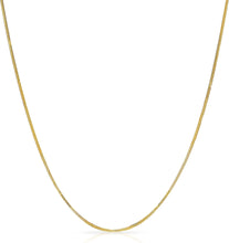 Load image into Gallery viewer, 14k Yellow Gold or White Gold 1mm Foxtail Chain Necklace
