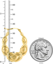 Load image into Gallery viewer, 10k Yellow Gold XOXO X &amp; O Hugs and Kisses Love Earrings, XXLarge, Extra Large, Large, Medium, Small or Extra Small
