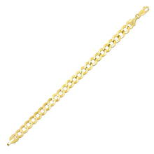 Load image into Gallery viewer, 10k Yellow Gold 7mm Solid Curb Cuban Bracelet and Anklet

