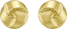 Load image into Gallery viewer, 14k Yellow Gold 12.4mm or 17mm Knot Stud Earrings
