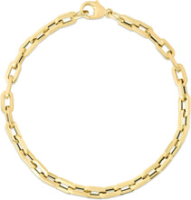 Load image into Gallery viewer, 14k Yellow Gold 4.2mm Short Paperclip Link Bracelet, 7.5 Inch
