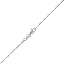 Load image into Gallery viewer, 14k Yellow Gold or White Gold or Rose Gold 1.3mm Solid Diamond Cut Cable Chain Necklace
