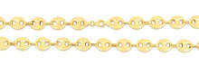 Load image into Gallery viewer, 14k Yellow Gold 9mm Puff Anchor Mariner Chain Necklace
