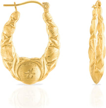 Load image into Gallery viewer, 10k Yellow Gold XOXO X &amp; O Hugs and Kisses Love Earrings, XXLarge, Extra Large, Large, Medium, Small or Extra Small
