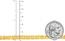 Load image into Gallery viewer, 14k Yellow Gold 6mm Byzantine Link Bracelet, 7.25 Inch
