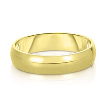 Load image into Gallery viewer, 14k Yellow Gold 4mm Lite Comfort Fit Wedding Band, Size 9

