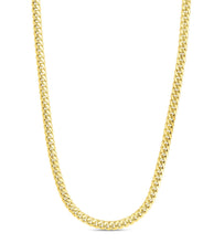 Load image into Gallery viewer, 10k Yellow Gold 7mm Solid Miami Cuban Chain Link Necklace
