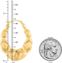 Load image into Gallery viewer, 10k Yellow Gold XOXO X &amp; O Hugs and Kisses Love Earrings, XXLarge, Extra Large, Large, Medium, Small or Extra Small
