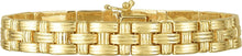Load image into Gallery viewer, 14k Yellow Gold 9mm Basketweave Bracelet, 7.25 Inch
