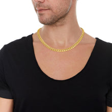 Load image into Gallery viewer, 14k Yellow Gold 9mm Solid Miami Cuban Necklace
