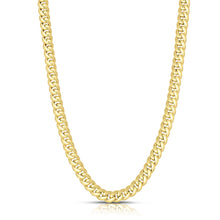 Load image into Gallery viewer, 10k Yellow Gold 6.1mm Solid Miami Cuban Chain Link Necklace
