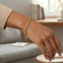 Load image into Gallery viewer, 14k Yellow Gold 3.3mm Cable Charm Link Bracelet, 7 Inch
