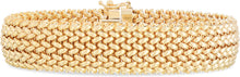Load image into Gallery viewer, 14k Yellow Gold 8.8mm or 14.5mm Rice Mesh Bracelet, 7 Inch
