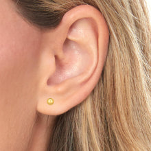 Load image into Gallery viewer, 10k Yellow Gold Ball Stud Earrings
