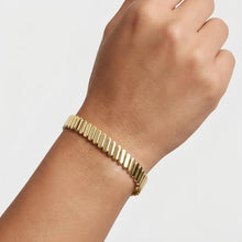 Load image into Gallery viewer, 14k Yellow Gold 7mm Rib Link Bracelet, 7 Inch
