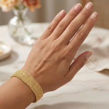 Load image into Gallery viewer, 14k Yellow Gold 16.5mm Bizmark Mesh Rope Bracelet, 7.5 Inch
