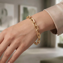 Load image into Gallery viewer, 14k Yellow Gold 5.3mm Oval Paperclip Link Bracelet, 7.5 Inch
