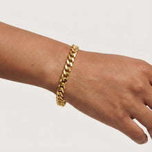 Load image into Gallery viewer, 14k Yellow Gold 4.5mm Petite Miami Cuban Link Bracelet, 7 Inch
