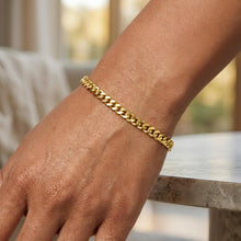 Load image into Gallery viewer, 14k Yellow Gold 4.5mm Petite Miami Cuban Link Bracelet, 7 Inch
